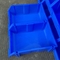 푸른 스태커블 플라스틱 통 20 킬로그램 핵심과 볼트 저장 용기